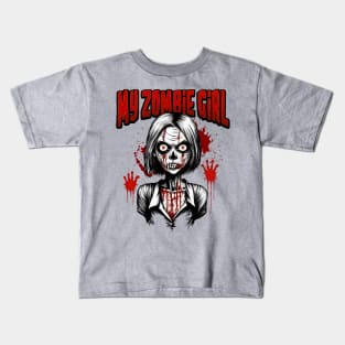 My Zombie Girl Kids T-Shirt